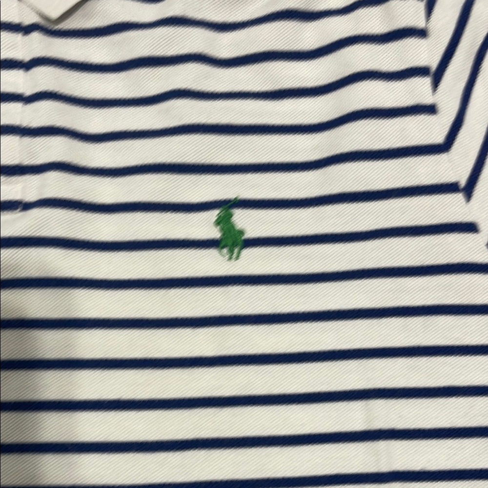 Polo by Ralph Lauren Classic White and Blue Polo Shirt size XL - Picture 2 of 4
